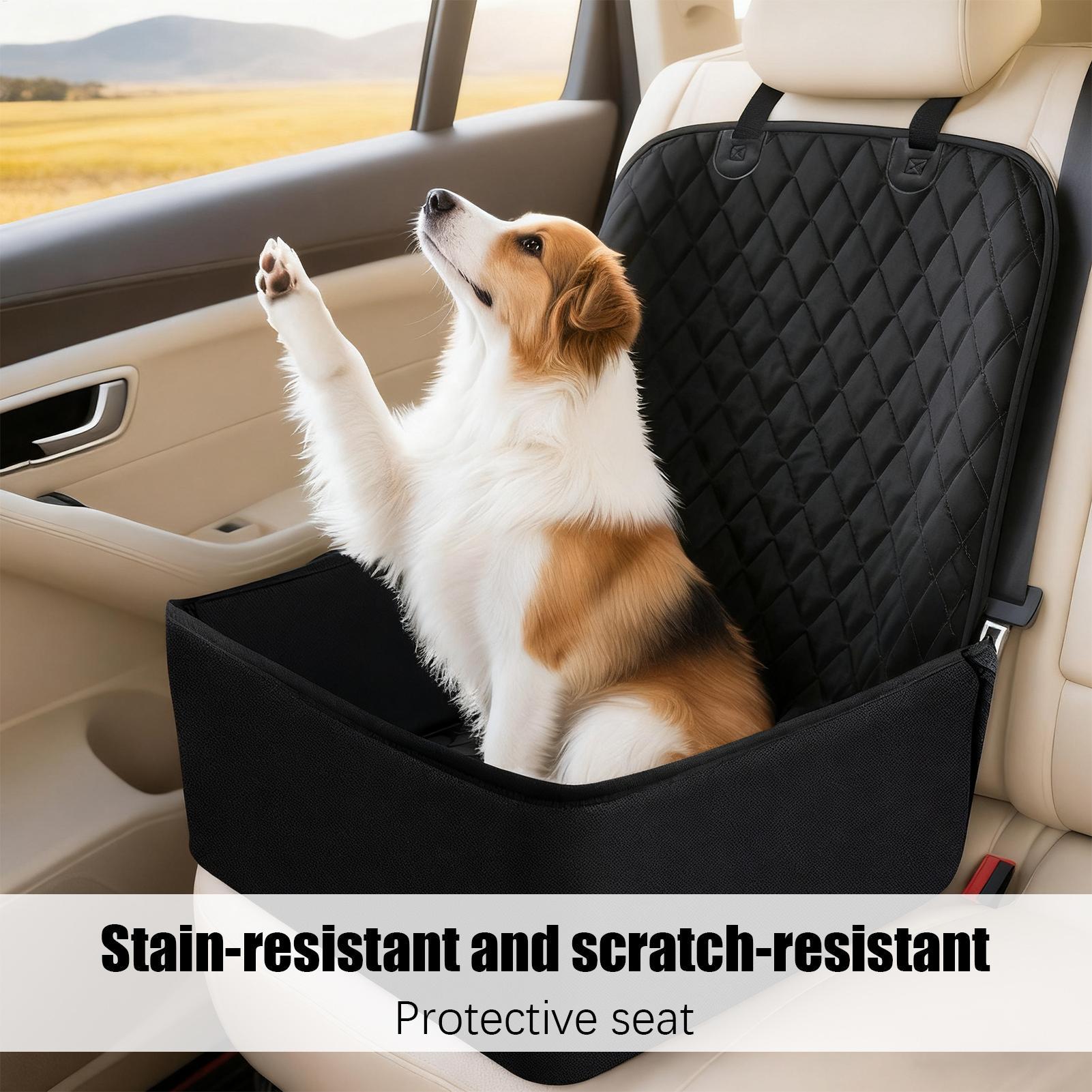 Calming Dog Bed - Duża, wodoodporna poduszka do siedzenia samochodowego