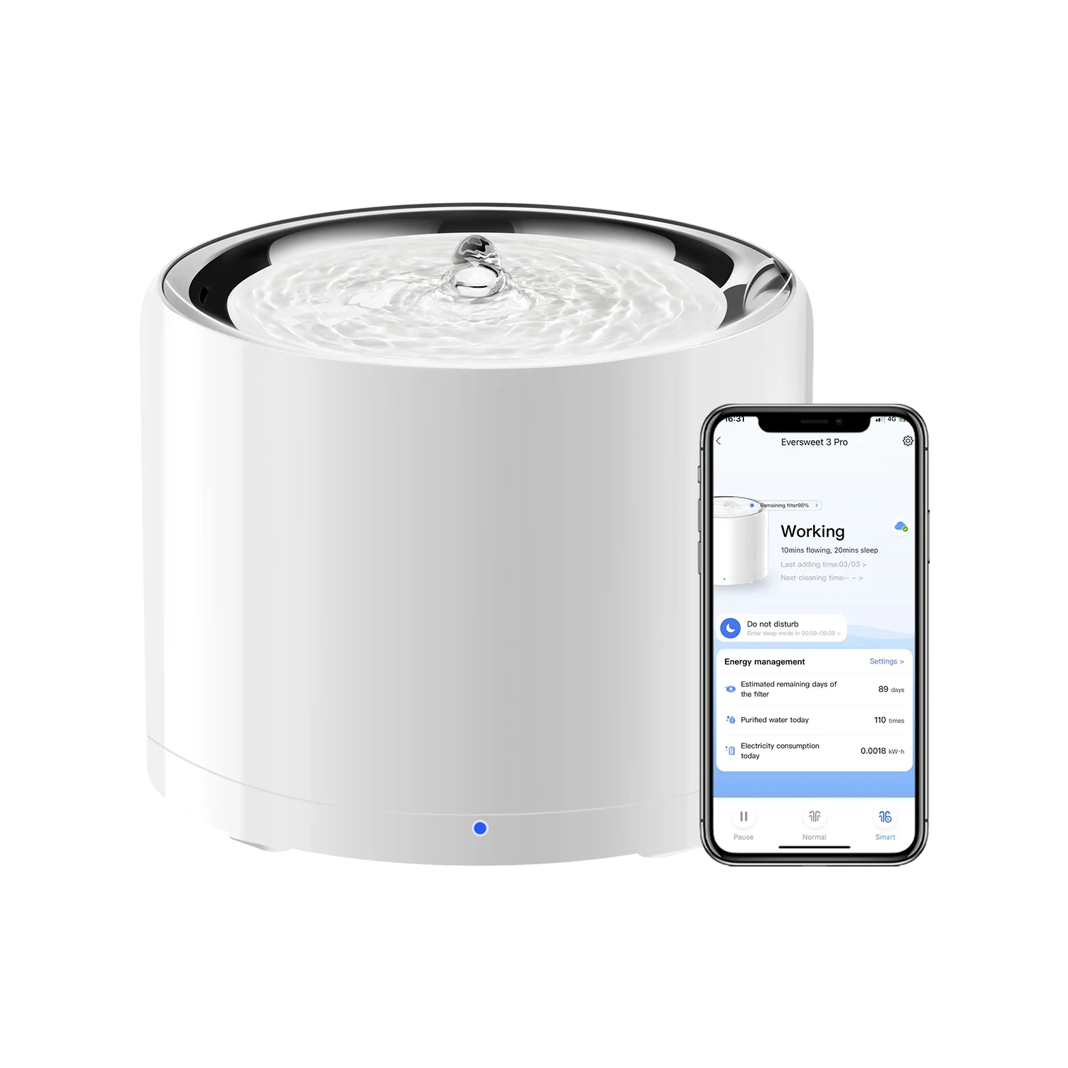 Pet Water Fountain - Fontanna dla zwierząt Pet Smart z