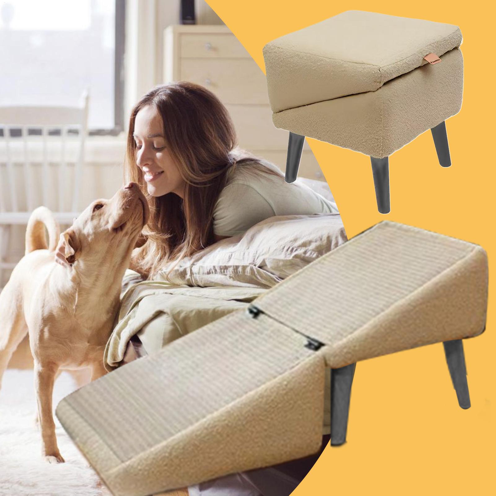 Calming Dog Bed - Uniwersalna, składana rampa dla zwierząt, antypoślizgowe