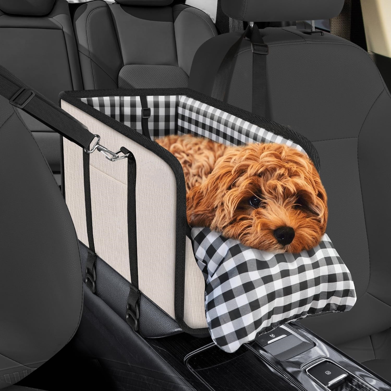 Calming Dog Bed - Samochodowy fotelik dla zwierząt, przenośny mały