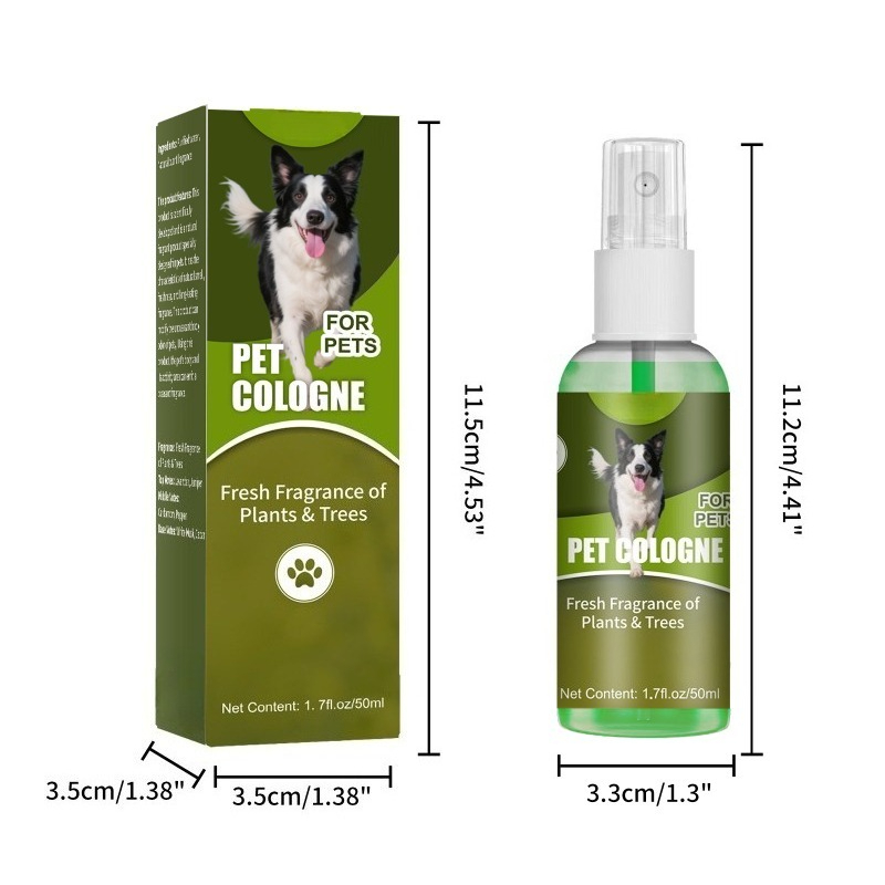 Pet Cologne Spray - Bezalkoholowy deodorant w sprayu dla zwierząt,