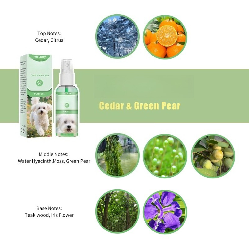 Pet Cologne Spray - Bezalkoholowy kolonyjny spray dla zwierząt 50ml,
