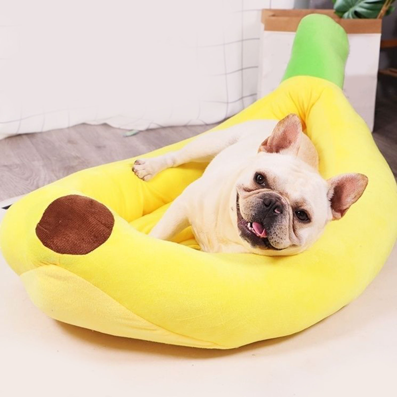 Calming Dog Bed - Łóżko dla psa w kształcie banana