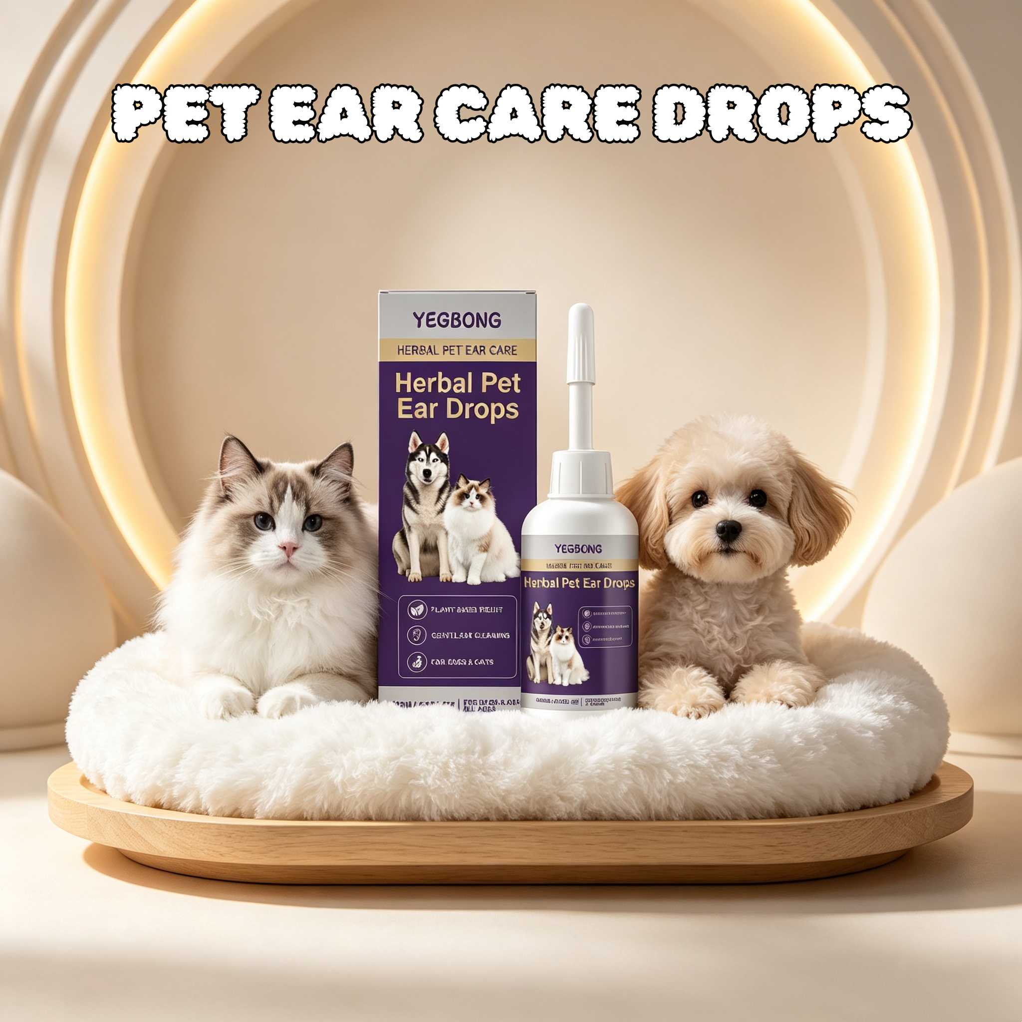 Pet Ear Cleaner - Krople do czyszczenia uszu dla zwierząt,