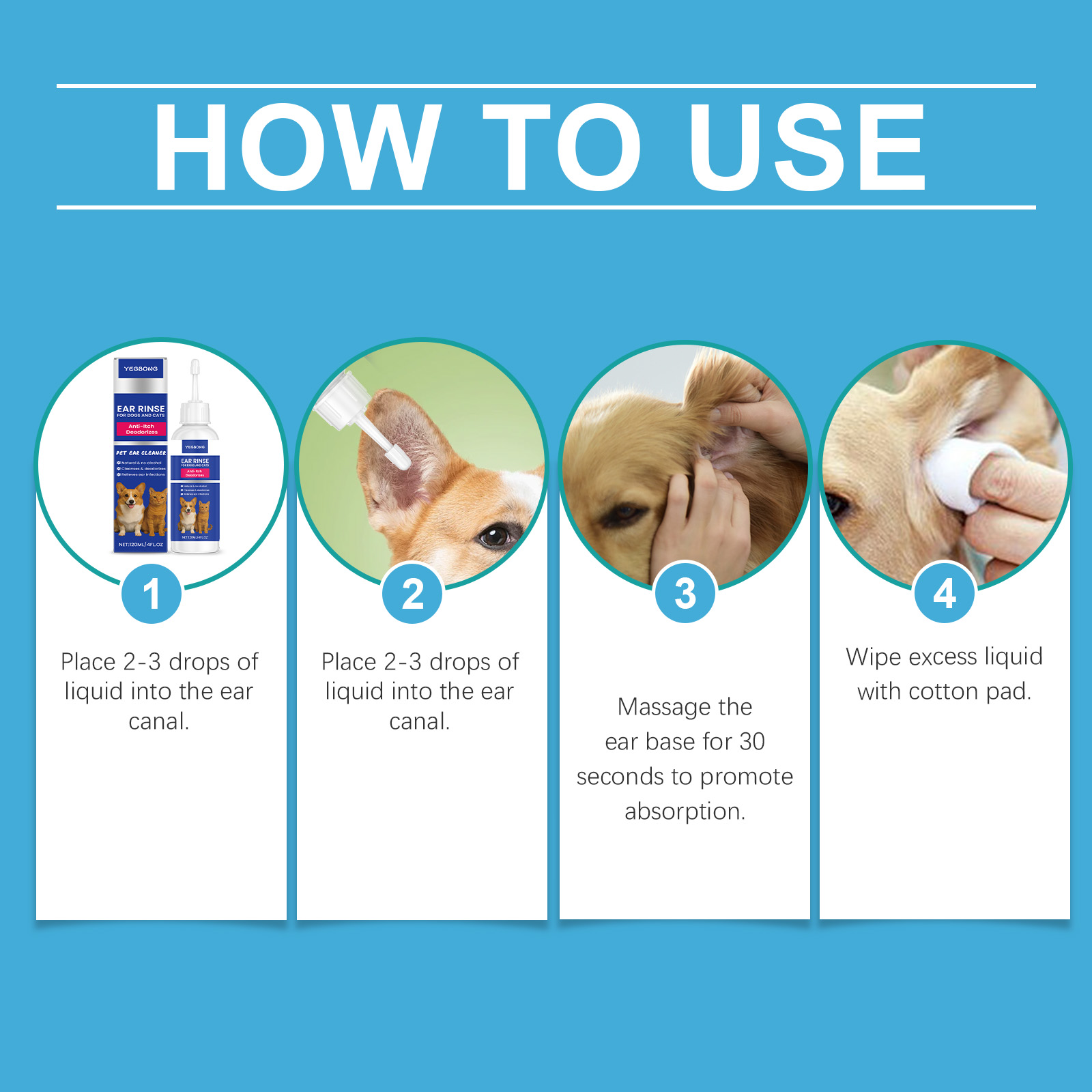 Preparat do czyszczenia uszu d – Pet Ear Cleaner recenzja i cena