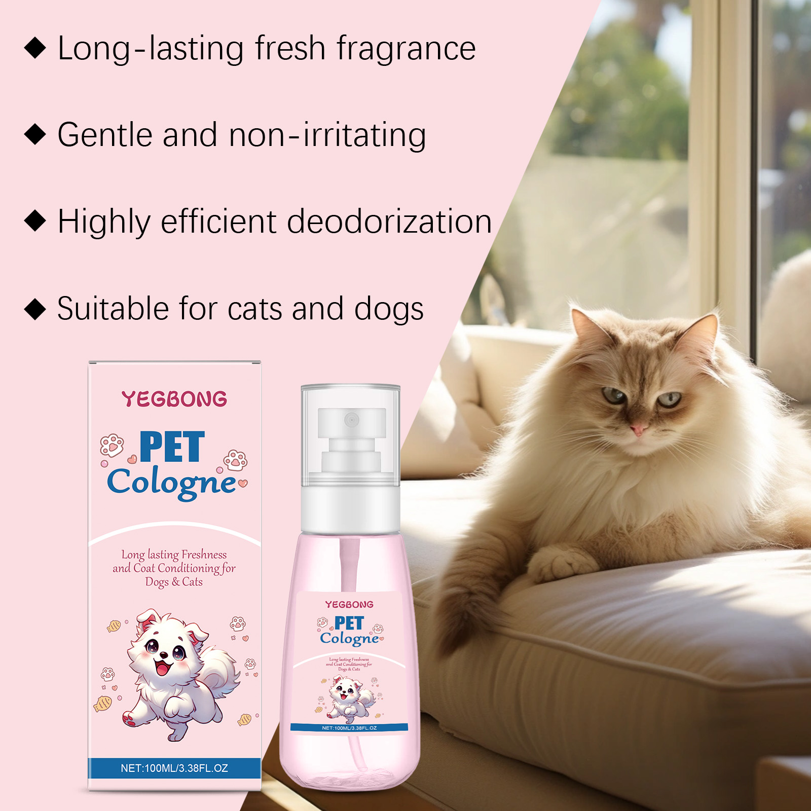 Kolońskie wodne perfumy dla zw – Pet Cologne Spray recenzja i cena