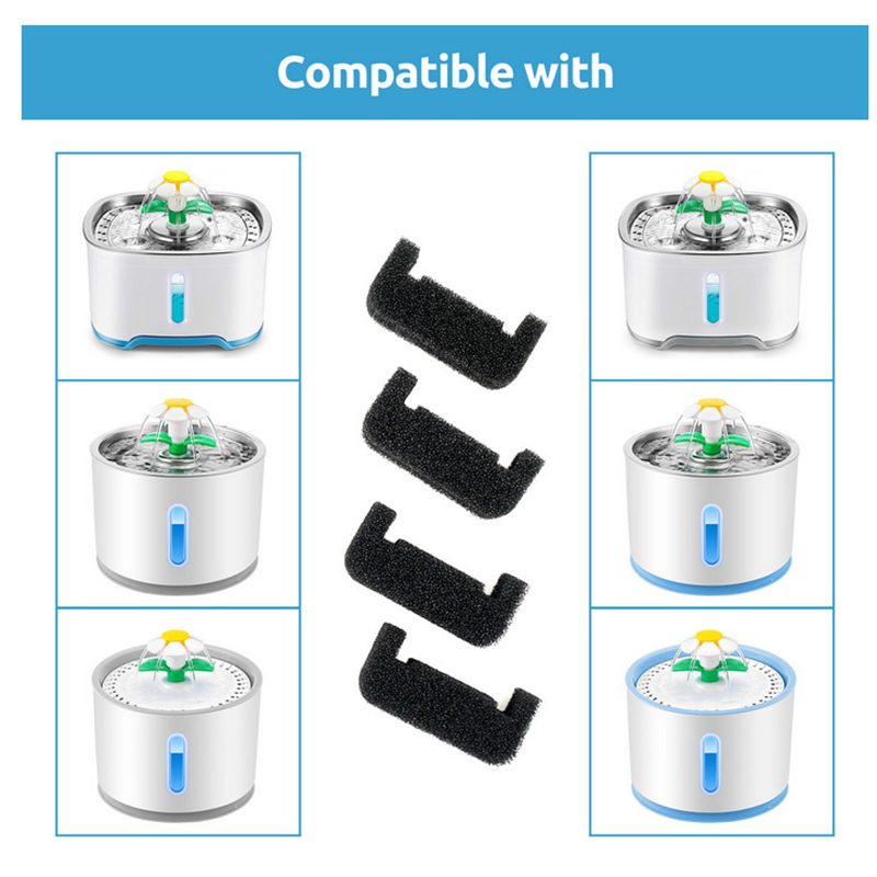 1/4Pc filtr gąbkowy do poidełk – Pet Water Fountain recenzja i cena