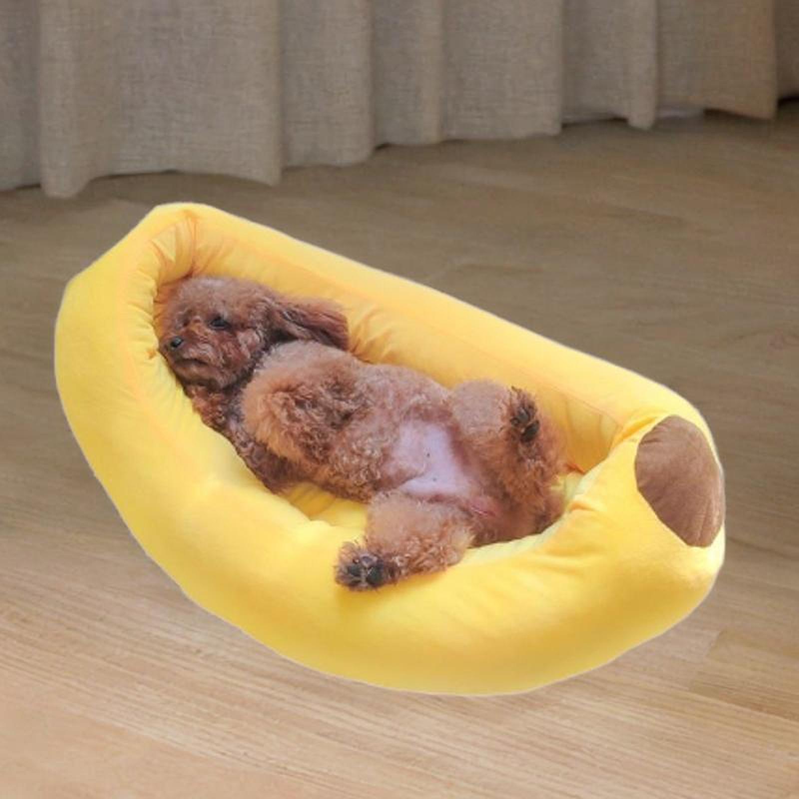 Łóżko dla psa w kształcie bana – Calming Dog Bed recenzja i cena