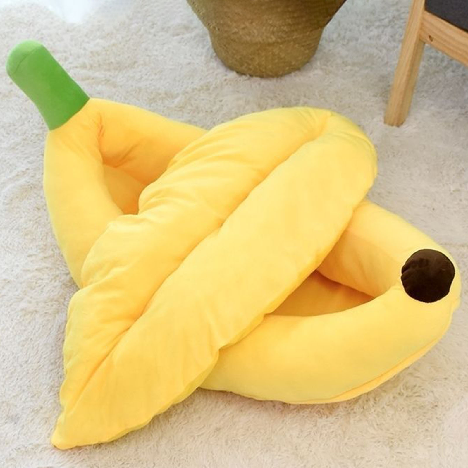 Łóżko dla psa w kształcie bana – Calming Dog Bed recenzja i cena